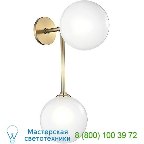 Ashleigh Wall Sconce Mitzi - Hudson Valley Lighting H122102-AGB, настенный светильник бра