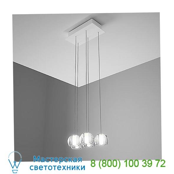 F32A27 A 00 Fabbian Beluga Multispot 5-Light Rectangular Pendant Light, подвесной светильник